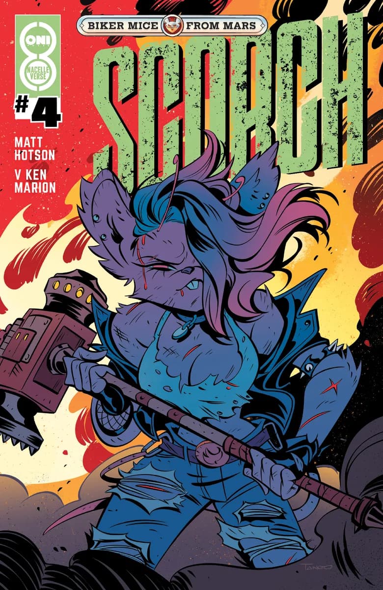 Biker Mice from Mars Scorch #4 Cover A Tango cover