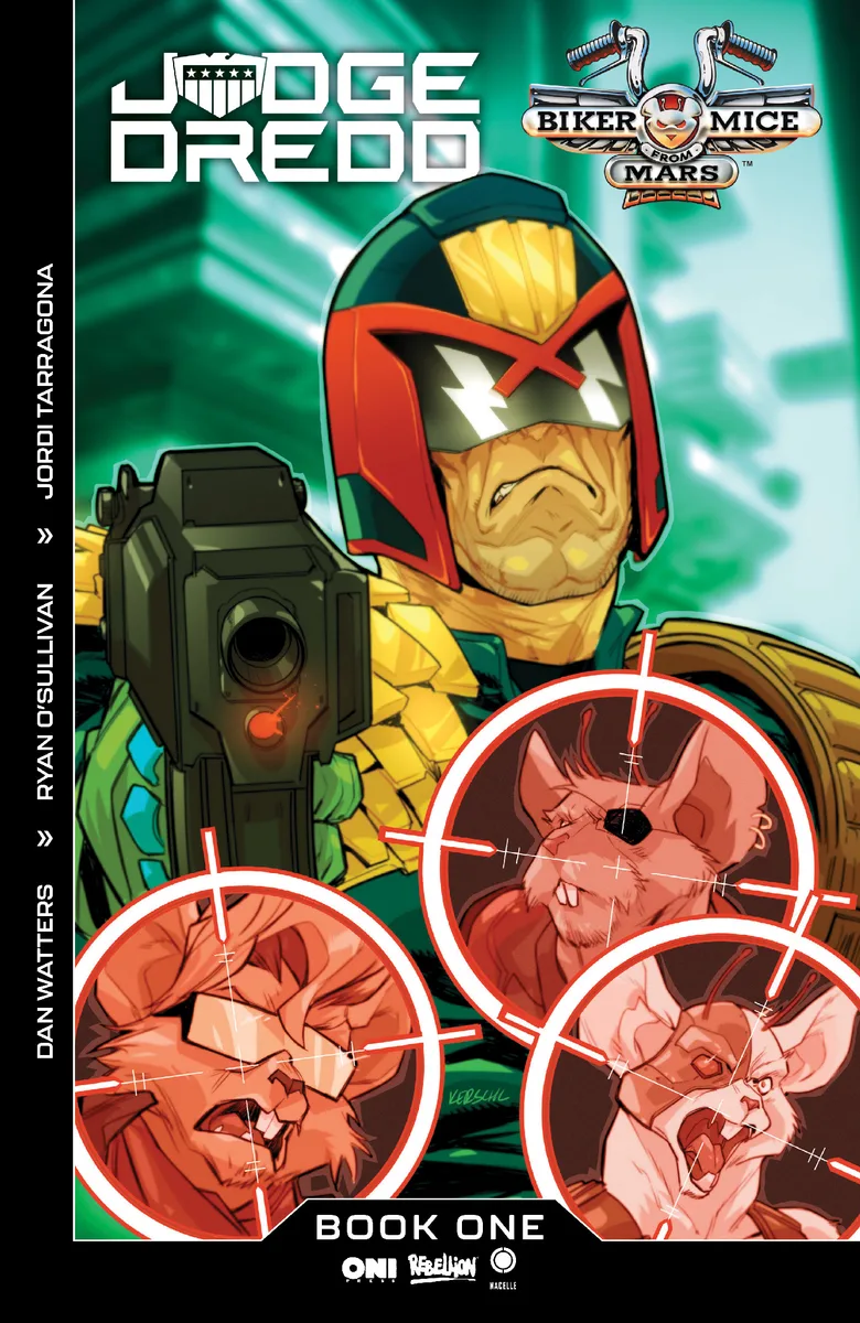 Judge Dredd/Biker Mice from Mars #1 Cover B Karl Kerschl Var cover