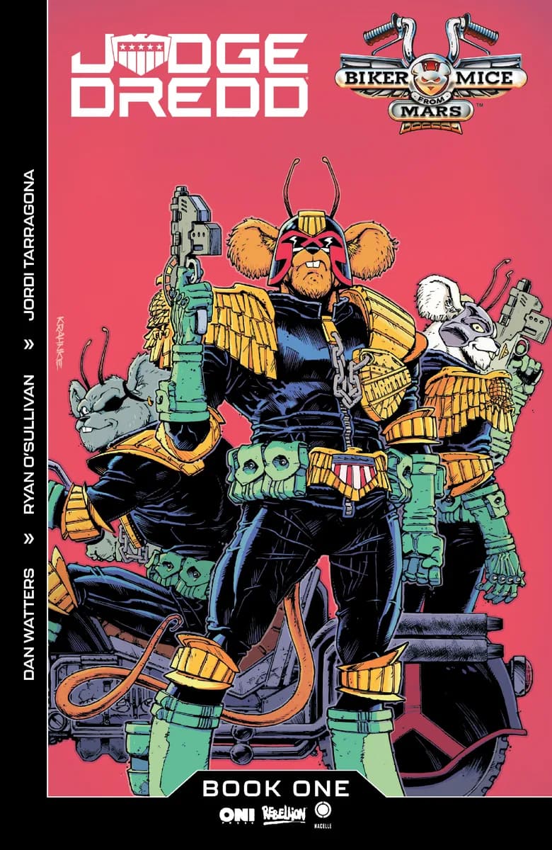 Judge Dredd/Biker Mice from Mars #1 Cover C Andrew Krahnke Var cover