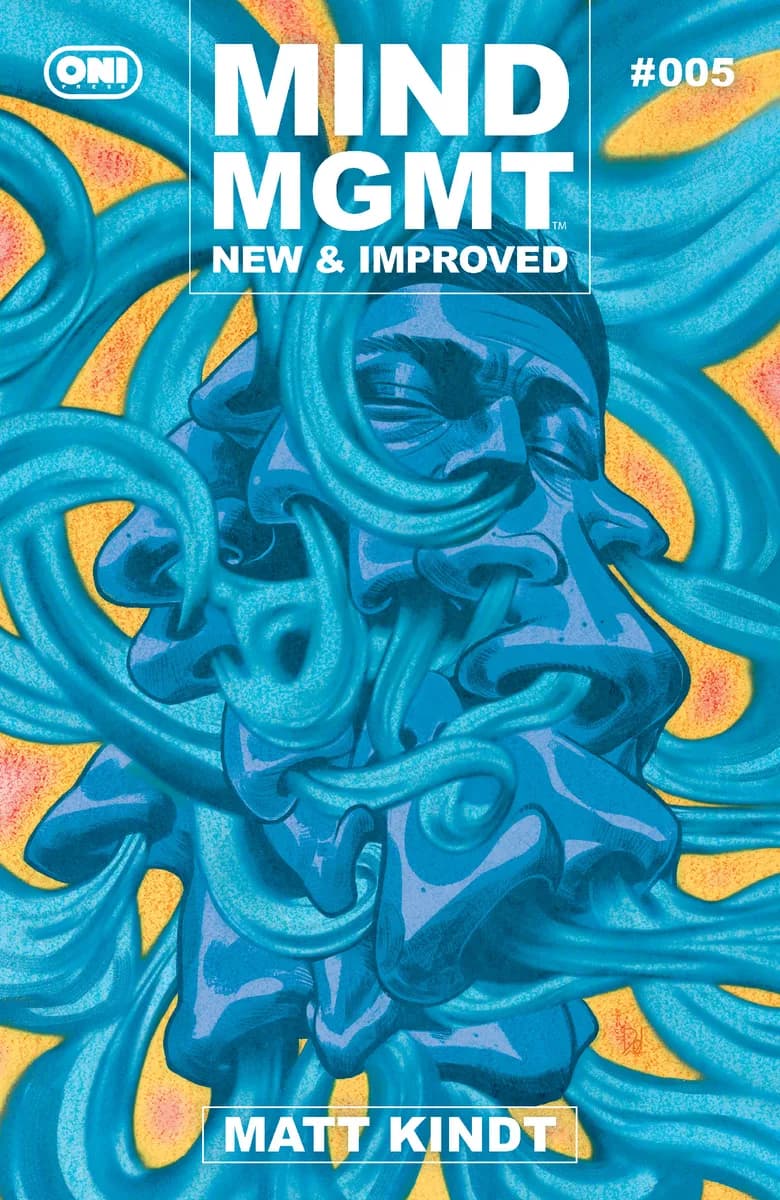 Mind MGMT New & Improved #5 Cover C Mike del Mundo Full Art 1:10 Var cover