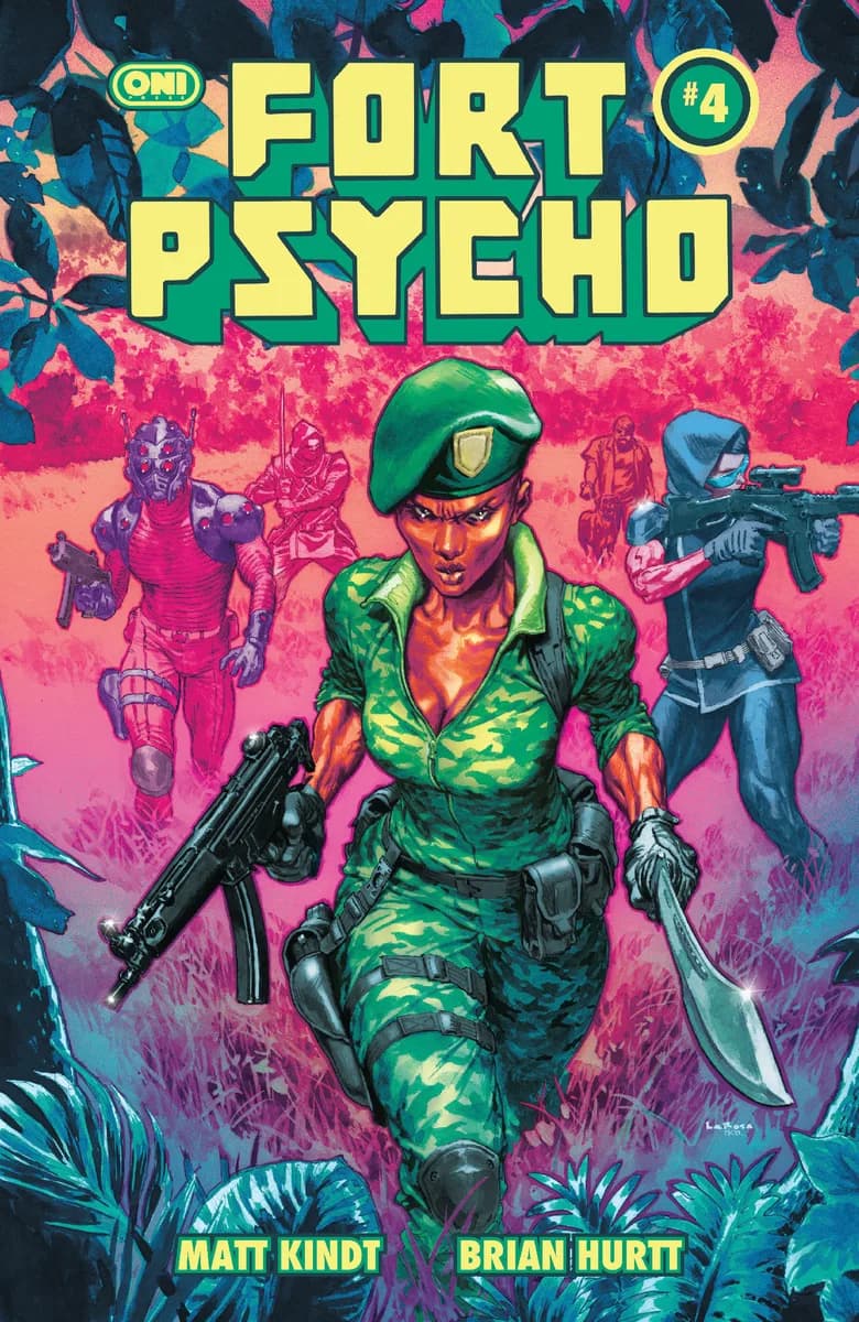 Fort Psycho #4 Cover B Lewis LaRosa Var cover