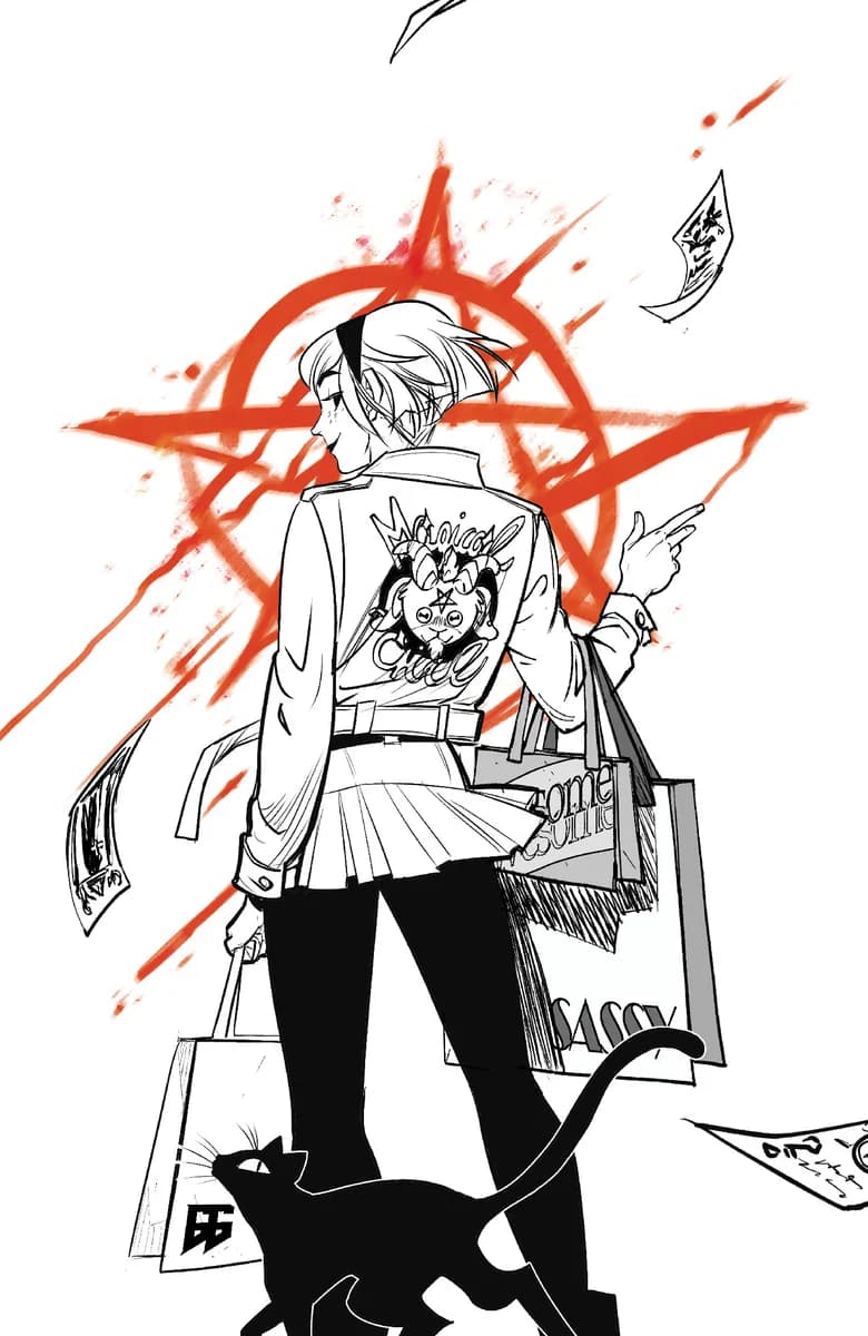 Sabrina the Teenage Witch #2 Cover G Eleonora Carlini B&W 1:100 Var cover
