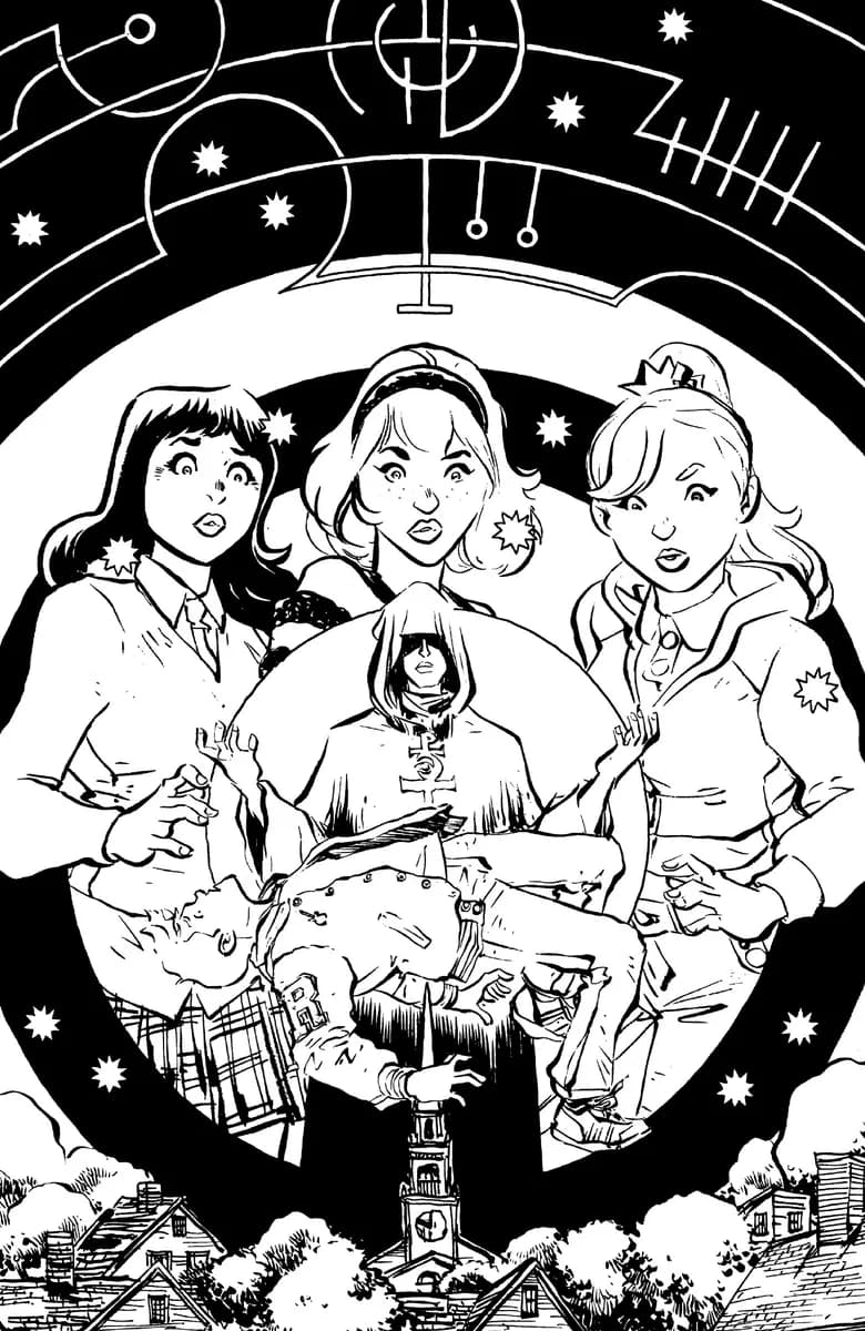 Archie in Hell #1 Cover L Jesse Lonergan B&W 1:250 Var cover