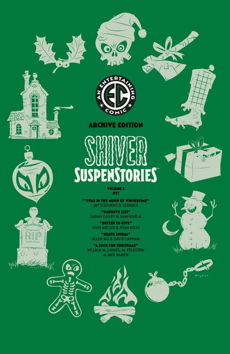 EC Shiver SuspenStories 3 #1 Cover E Rian Hughes Archive Edition 1:50 Var cover