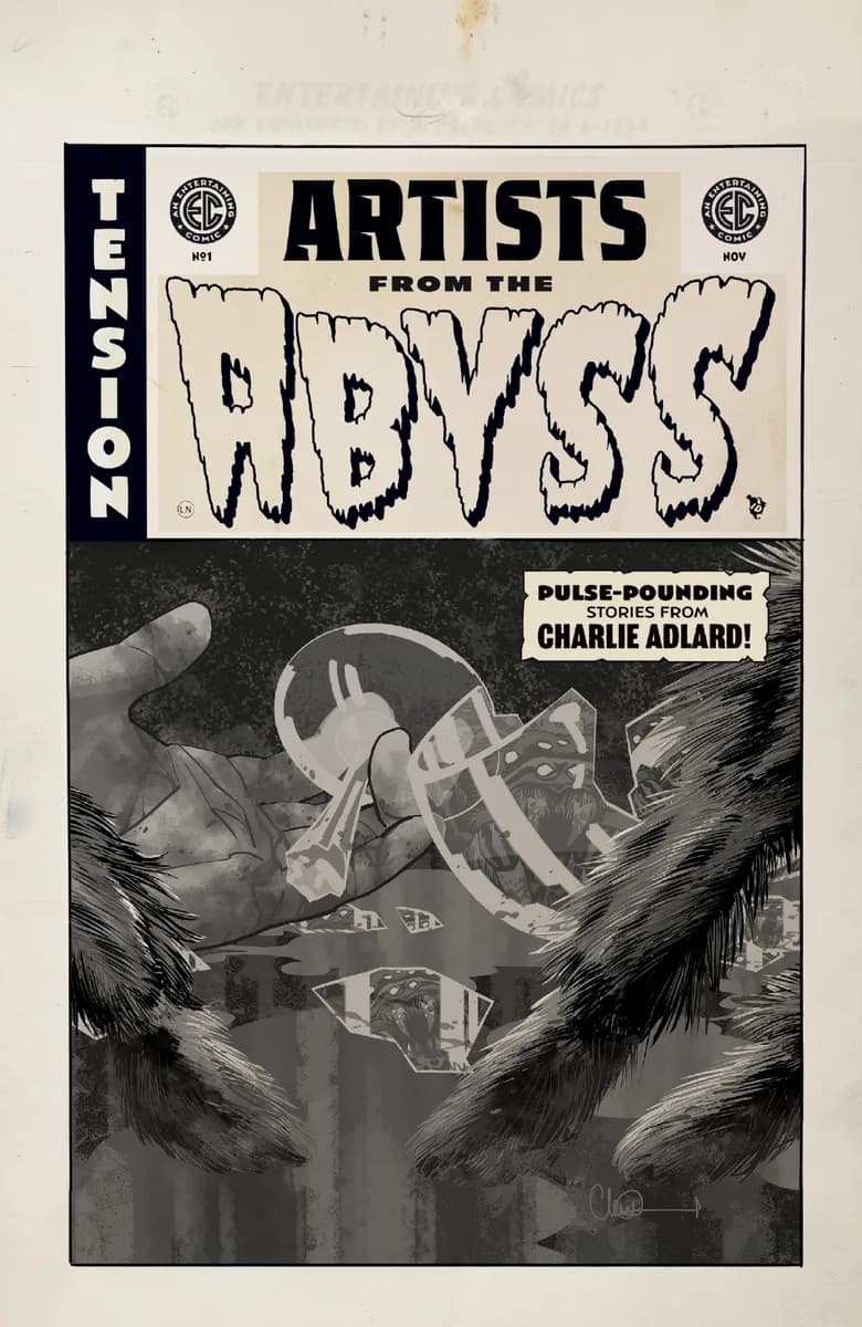 EC Artists from the Abyss Charlie Adlard #1 (One-Shot) Cover B Charlie Adlard B&W Artist Edition 1:20 Var cover