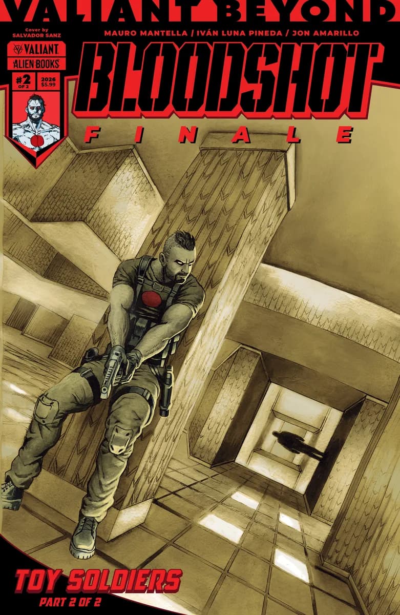 Valiant Beyond: Bloodshot #8--Toy Soldiers #2 Finale Cover A (Sanz) cover