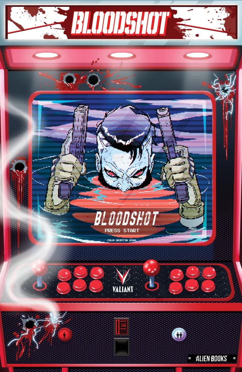 Valiant Beyond: Bloodshot #8--Toy Soldiers #2 Finale Variant B (Griffin Full Art Arcade Variant) cover