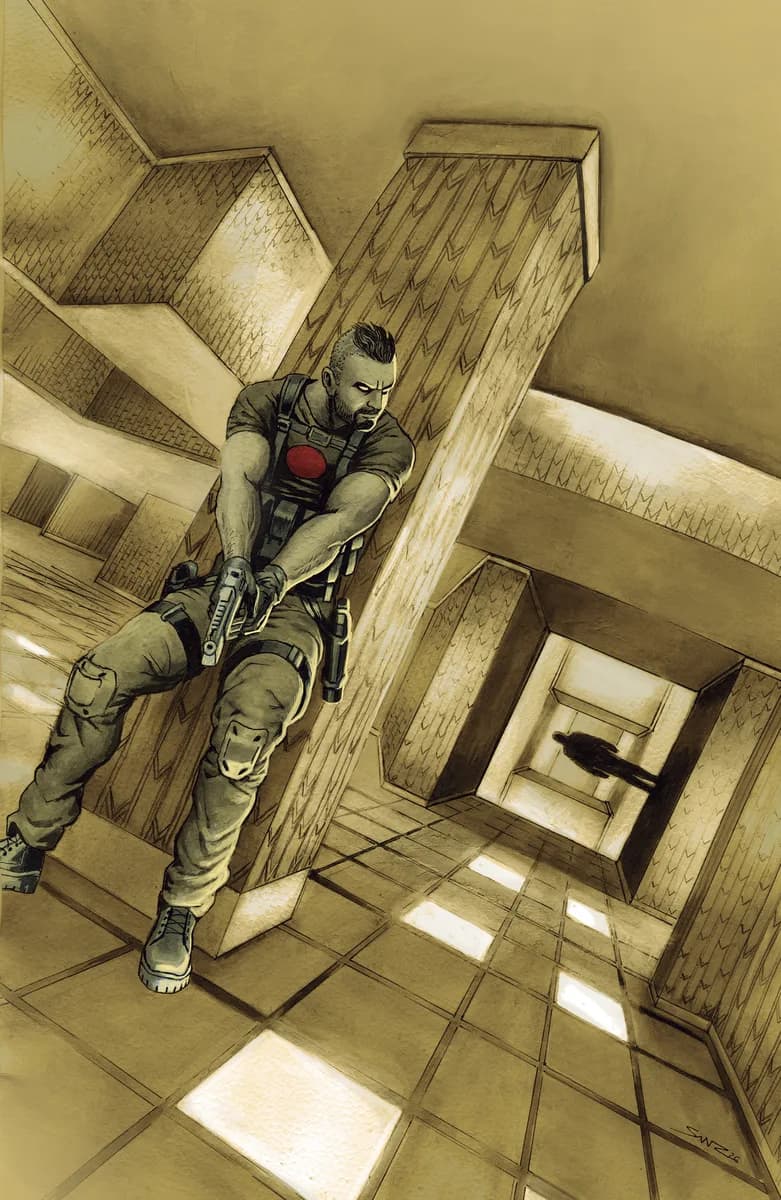 Valiant Beyond: Bloodshot #8--Toy Soldiers #2 Finale Variant C (Sanz Full Art) cover