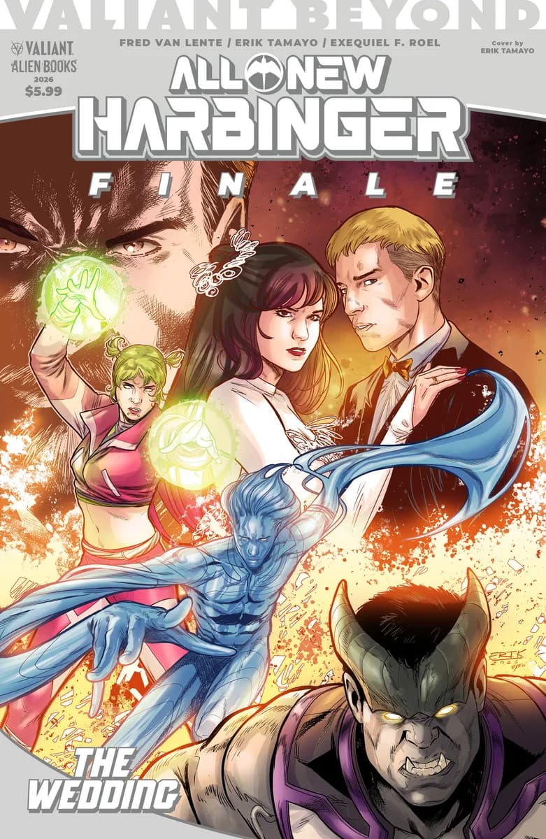 Valiant Beyond: All-New Harbinger Finale--The Wedding Cover A (Tamayo) cover