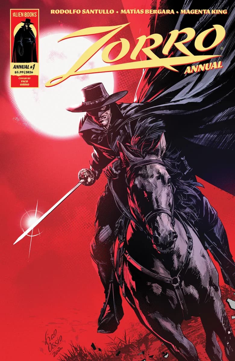 Zorro Annual #1 Variant B (Ossio) cover