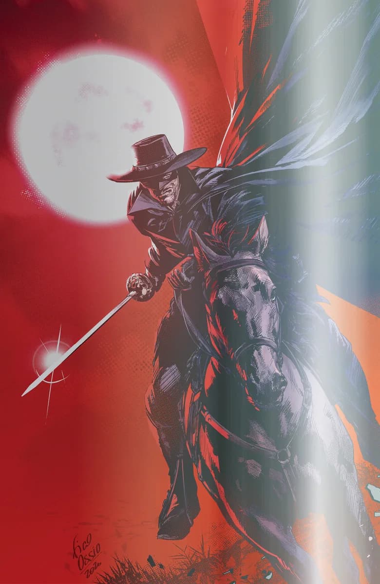 Zorro Annual #1 Variant C Foil (Ossio Full Art) cover