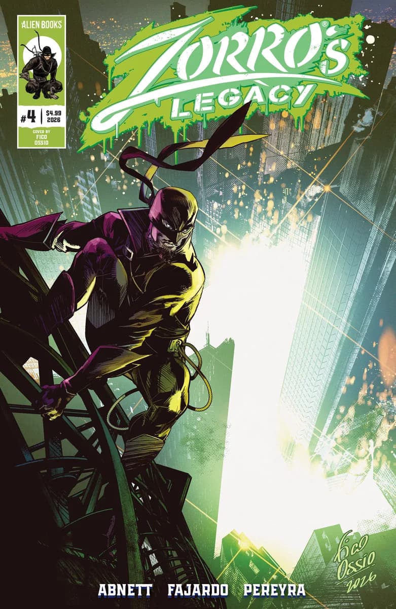 Zorro's Legacy #4 Variant B (Ossio) cover