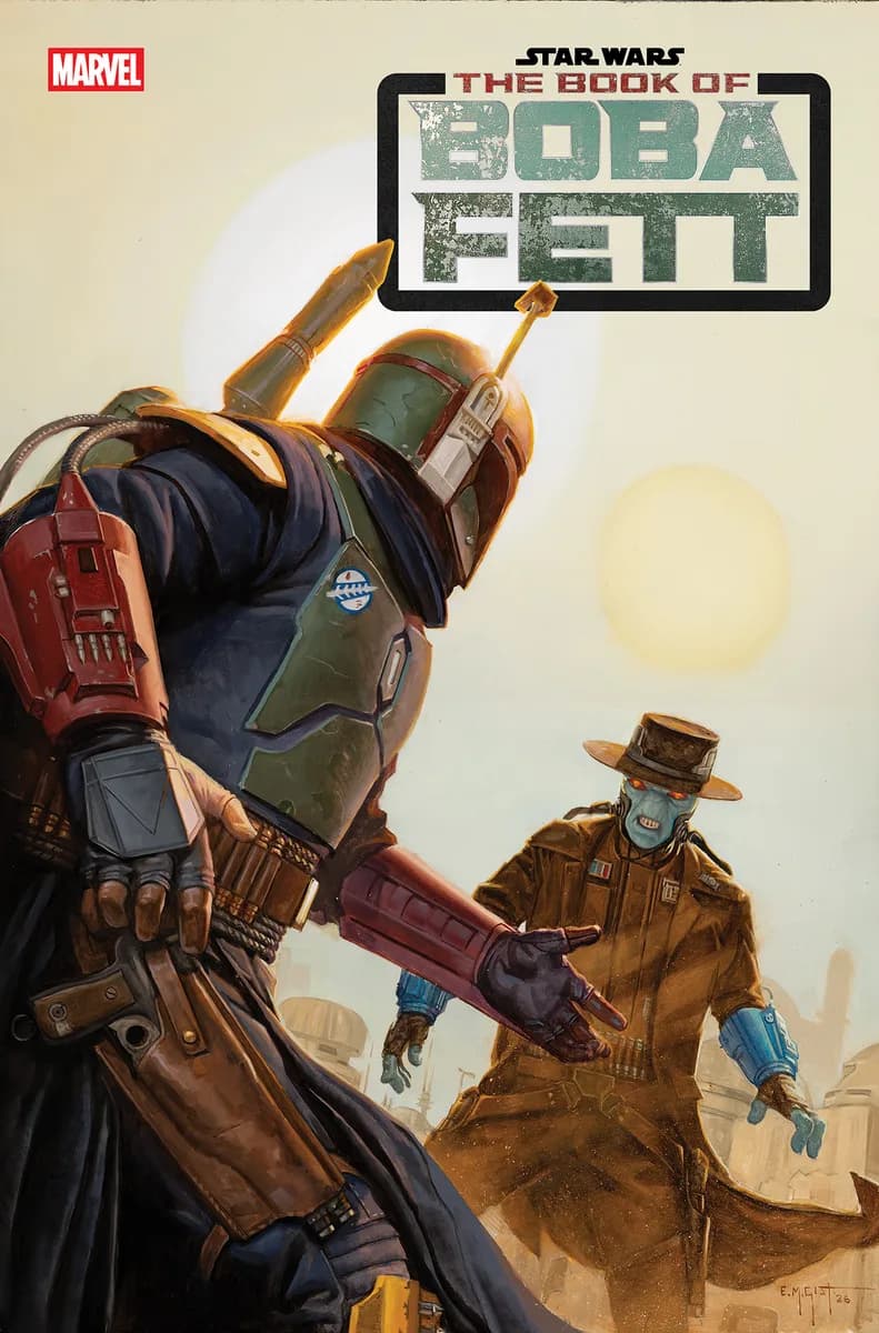 STAR WARS: THE BOOK OF BOBA FETT #7 E.M. GIST VARIANT cover