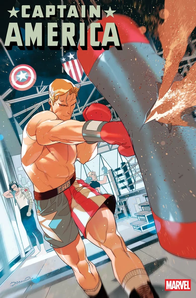 CAPTAIN AMERICA #17 SIMONE DI MEO WORKOUT VARIANT cover