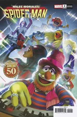 MILES MORALES: SPIDER-MAN #2 TAURIN CLARKE MUPPETS VARIANT cover