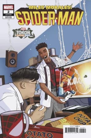 MILES MORALES: SPIDER-MAN #2 NICO LEON TOKON: FIGHTING SOULS BATTLE VARIANT cover