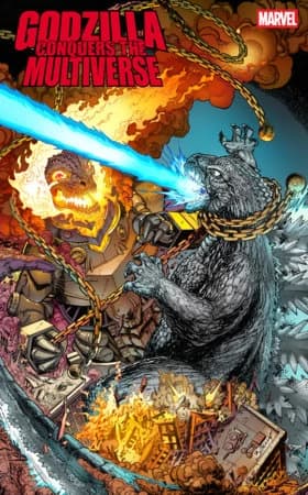 GODZILLA CONQUERS THE MULTIVERSE #3 MARK BAGLEY HEISEI VS. MARVEL VARIANT cover