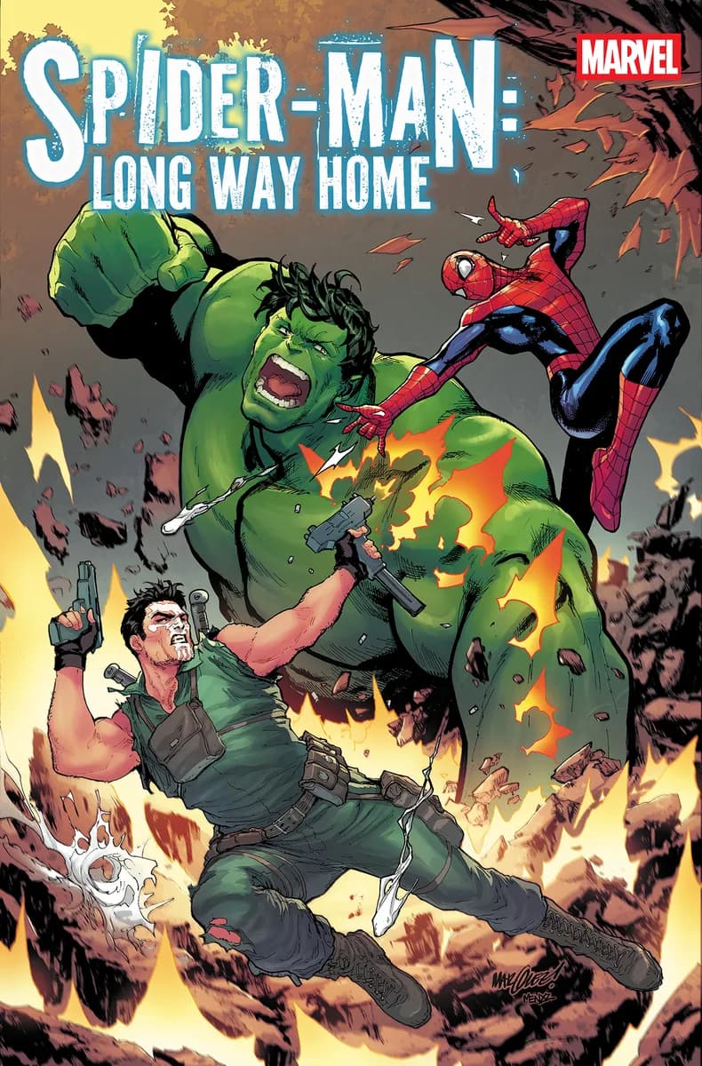 SPIDER-MAN: LONG WAY HOME #4 DAVID MARQUEZ VARIANT cover