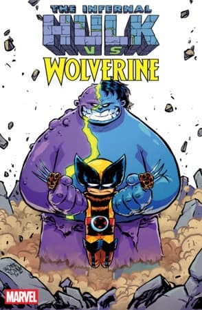INFERNAL HULK VS. WOLVERINE #1 SKOTTIE YOUNG VARIANT cover
