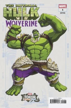 INFERNAL HULK VS. WOLVERINE #1 MARVEL TOKON: FIGHTING SOULS VARIANT cover