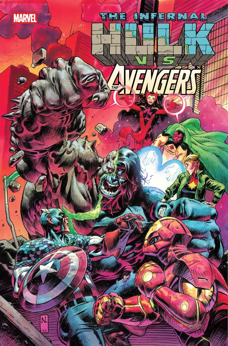 INFERNAL HULK VS. AVENGERS #1 COVER A cover