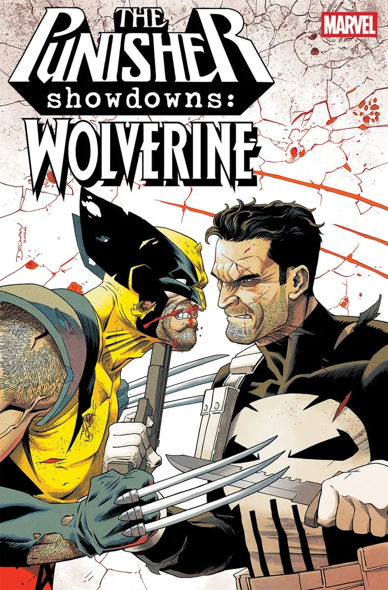 PUNISHER SHOWDOWNS: WOLVERINE #1 DECLAN SHALVEY 1:25 VARIANT cover