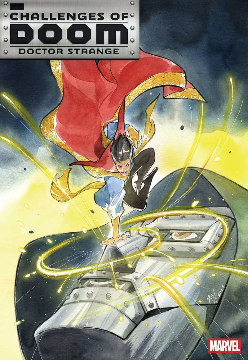 CHALLENGES OF DOOM: DOCTOR STRANGE #1 PEACH MOMOKO VARIANT cover