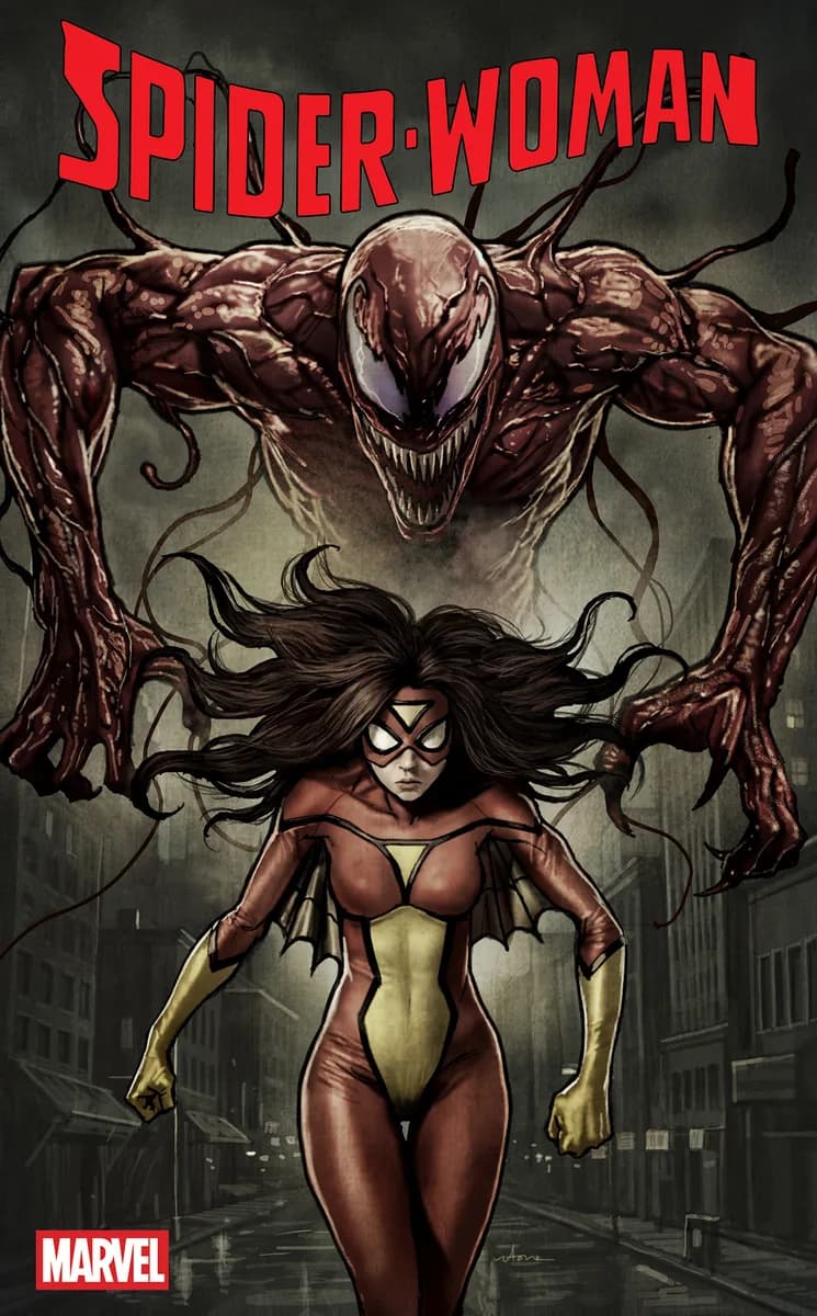 SPIDER-WOMAN #1 COVER C STONEHOUSE NOIR VARIANT cover