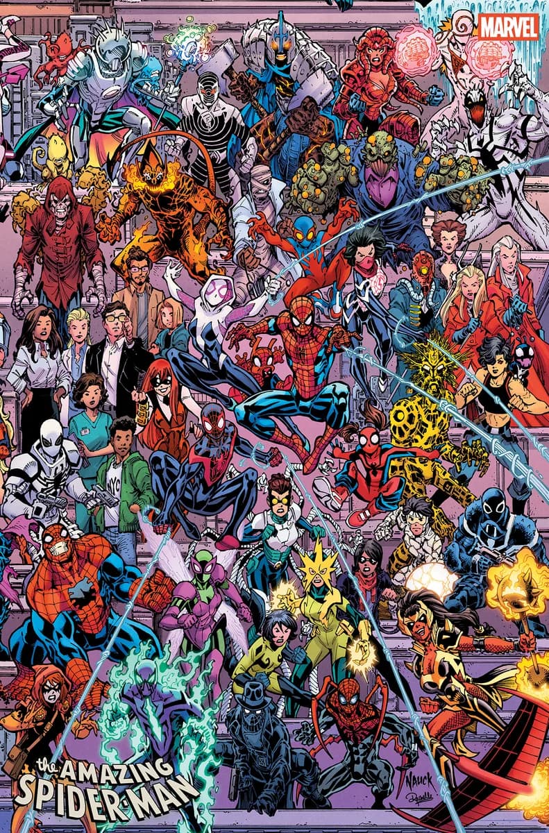 AMAZING SPIDER-MAN #1003 TODD NAUCK 4-PART CONNECTING LEGACY VARIANT cover