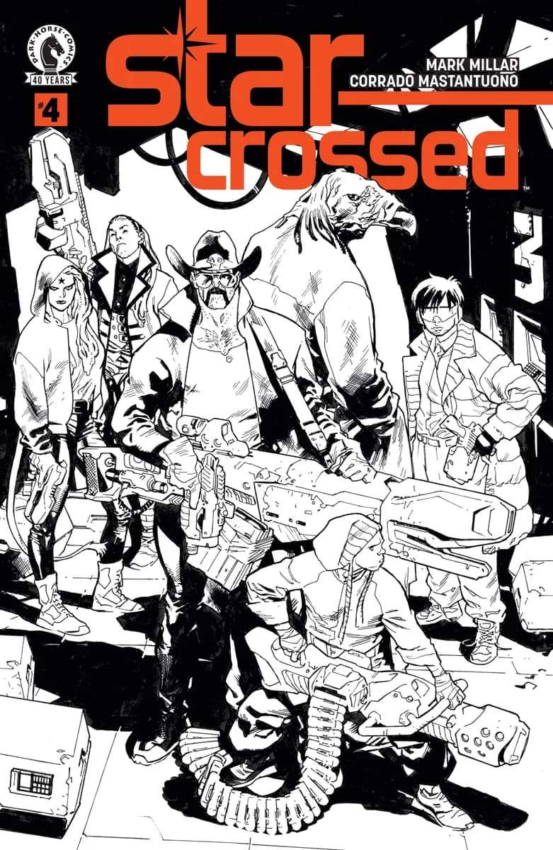 Star-Crossed #4 (CVR B) (B&W) (Stuart Immonen) cover