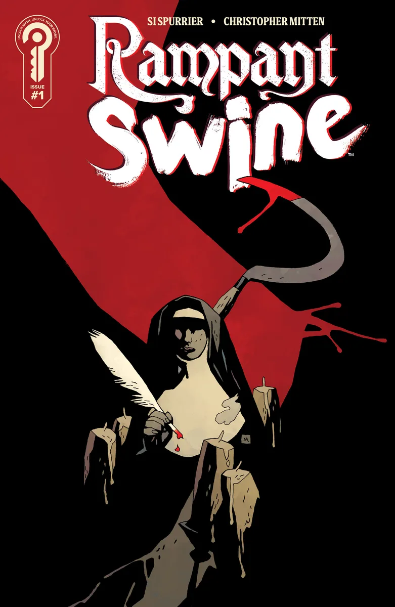 Rampant Swine #1 Cover C Mike Mignola 1:10 cover