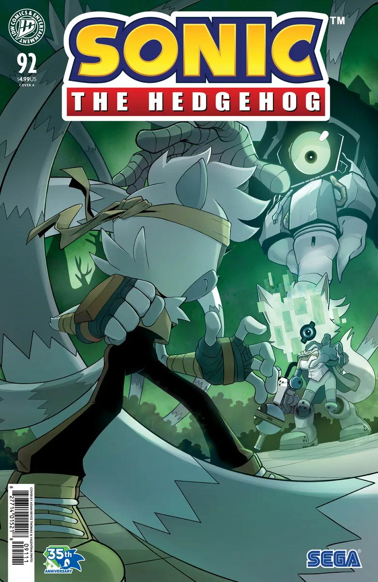 Sonic the Hedgehog #92 Cover A (Thomas) cover