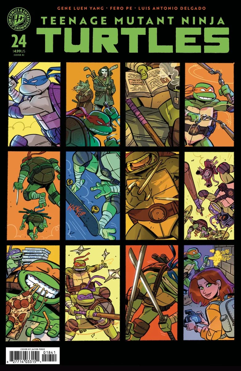 Teenage Mutant Ninja Turtles #24 Variant RI (25) (Perez) cover