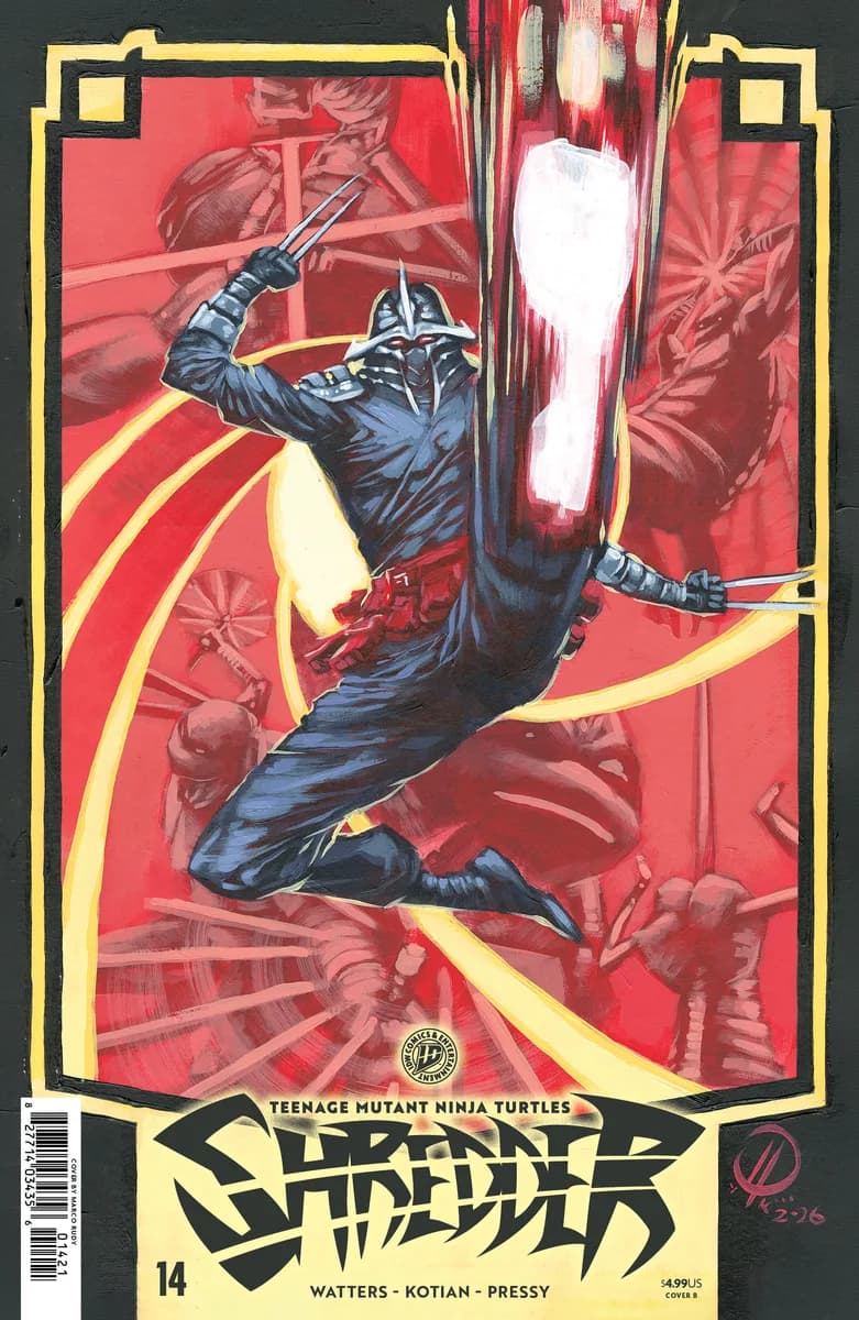 Teenage Mutant Ninja Turtles: Shredder #14 Variant B (Rudy) cover