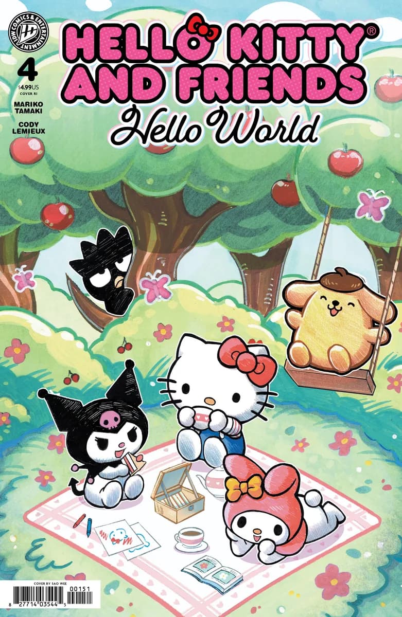 Hello Kitty and Friends: Hello World! #4 Variant RI (10) (Saowee) cover