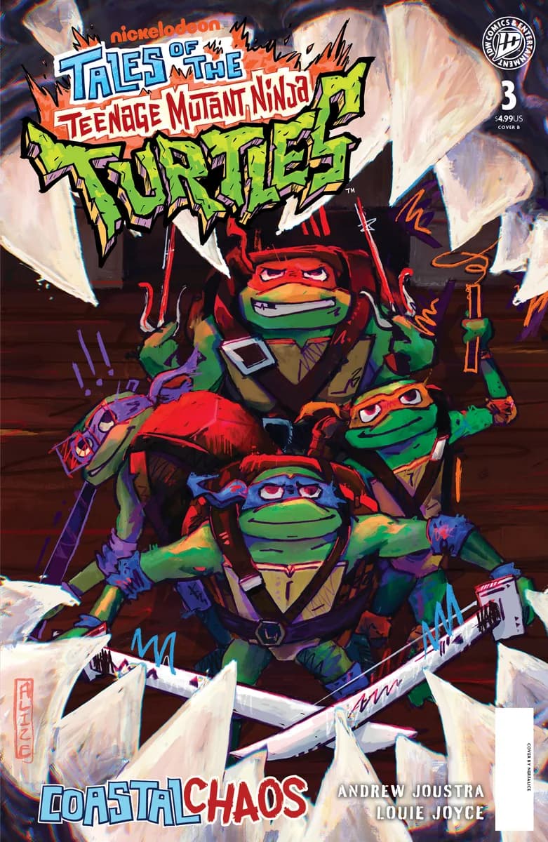 Tales of the Teenage Mutant Ninja Turtles: Coastal Chaos #3 Variant B (NerfAlice) cover