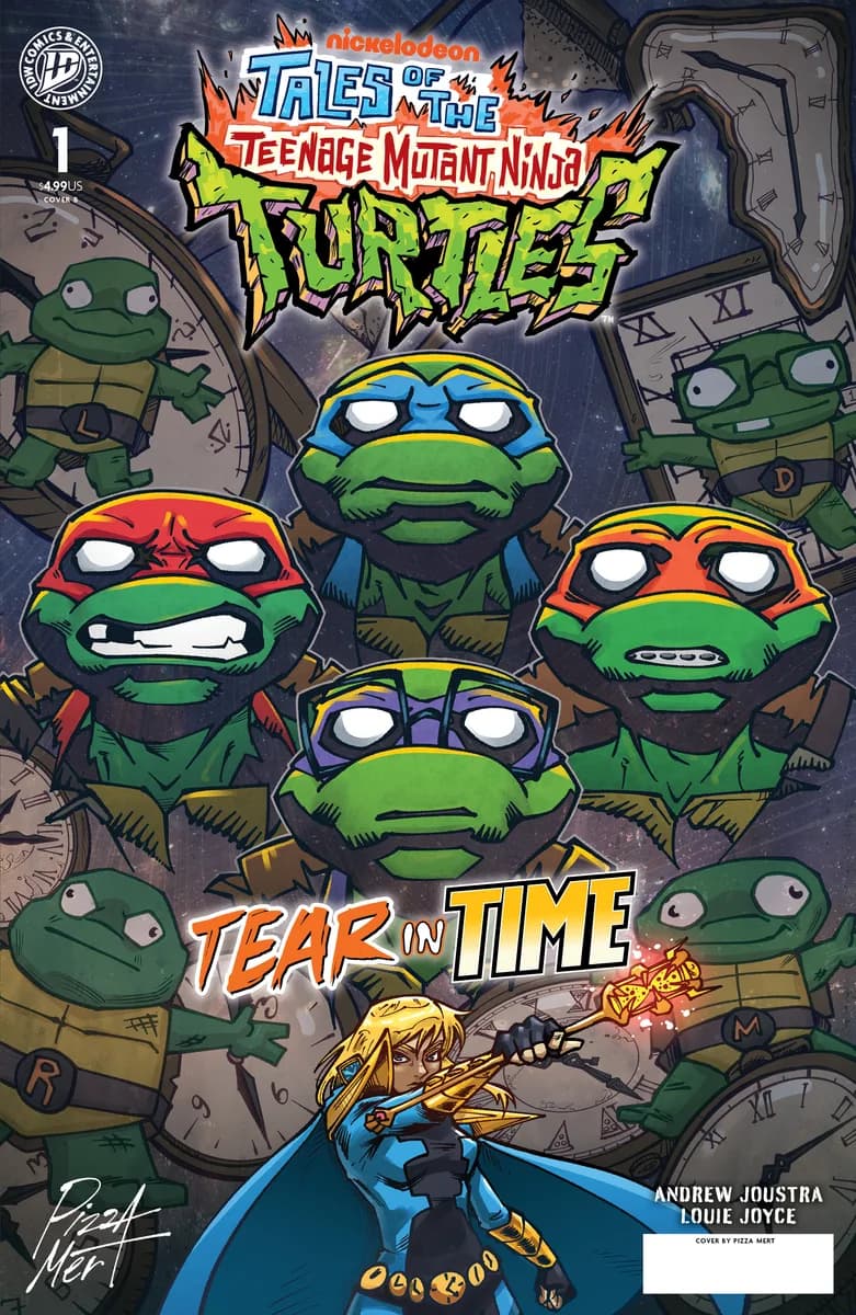 Tales of the Teenage Mutant Ninja Turtles: Tear in Time #1 Variant B (Pizza Mert) cover
