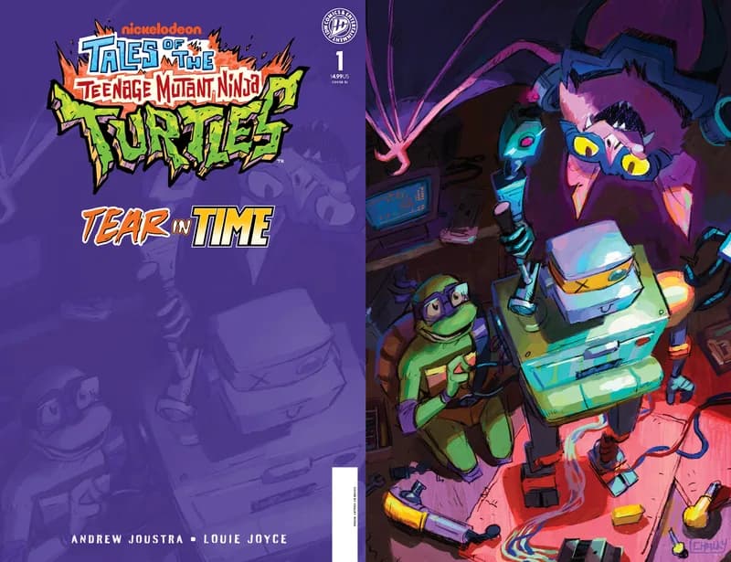 Tales of the Teenage Mutant Ninja Turtles: Tear in Time #1 Variant RI (10) (Chalky Wong Hobby Set Full Art) cover