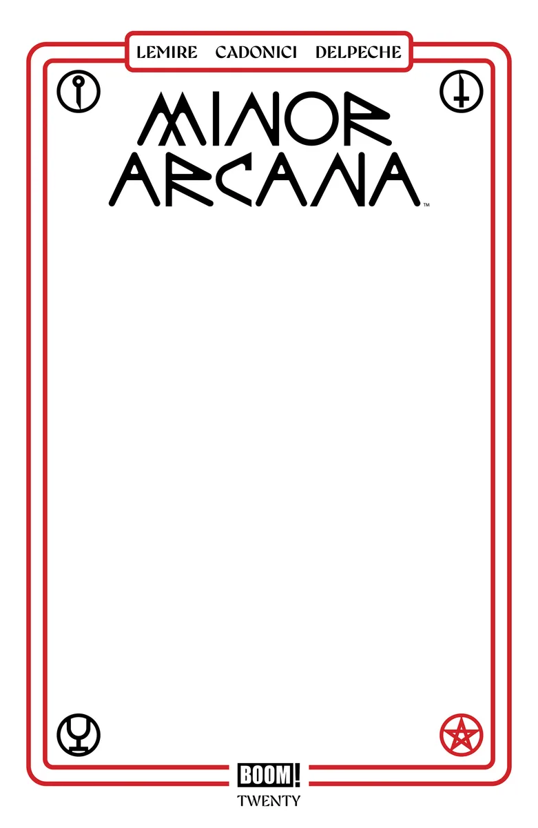 Minor Arcana #20 C Blank Sketch Variant cover