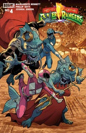 Mighty Morphin Power Rangers (2026) #4 A Main (Dressed Balám) cover