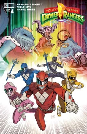 Mighty Morphin Power Rangers (2026) #4 B Variant (Dressed Sevy) cover