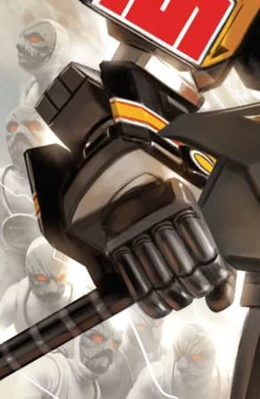 Mighty Morphin Power Rangers (2026) #4 C Megazord Card Stock Connecting Variant (Full Art Mercado) cover