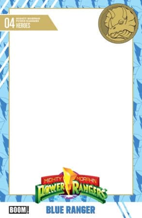 Mighty Morphin Power Rangers (2026) #4 D Trading Card Blank Sketch Variant cover