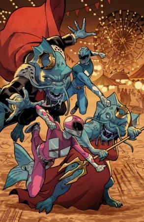 Mighty Morphin Power Rangers (2026) #4 E Foil Variant (Full Art Foil, Balám) cover