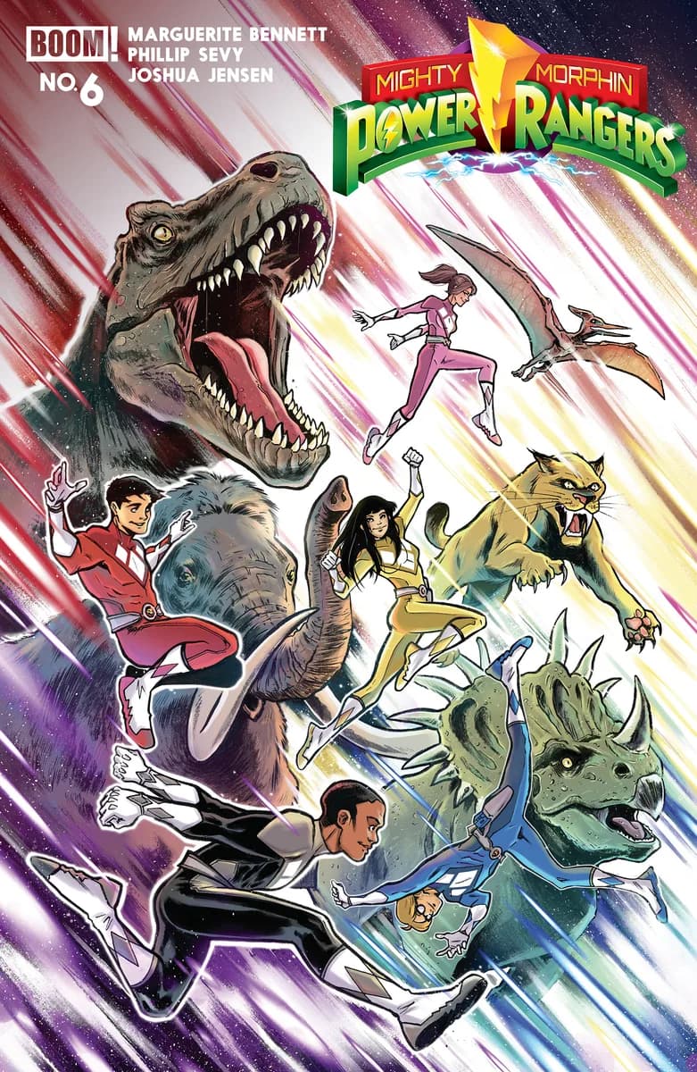 Mighty Morphin Power Rangers (2026) #6 A Main (Dressed, Di Gianfelice) cover