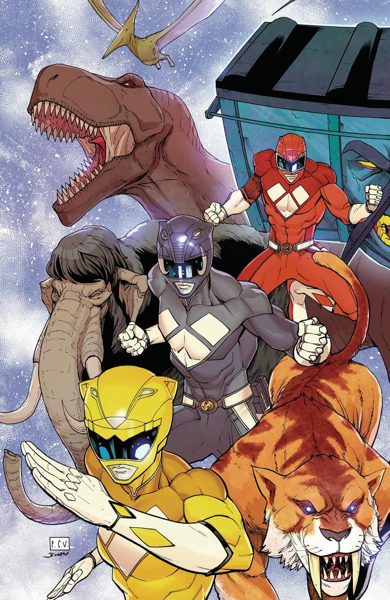Mighty Morphin Power Rangers (2026) #6 F 1:10 INCV Foil Variant (Full Art, Foil, Sevy) cover