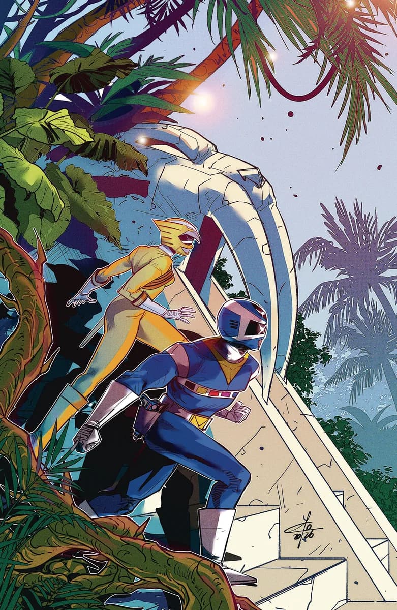 Power Rangers Unlimited #5 E 1:10 INCV Foil Variant (Full Art, Foil, Carlini) cover
