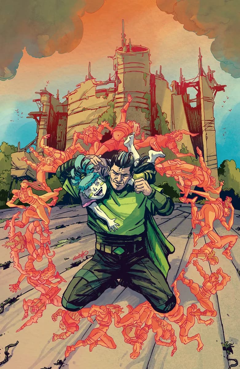 Power Rangers Green #4 E 1:10 INCV Foil Variant (Full Art, Foil, Vargas) cover