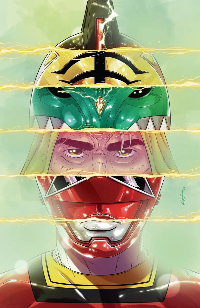Power Rangers Green #4 F 1:20 INCV Variant (Full Art, Griffin) cover