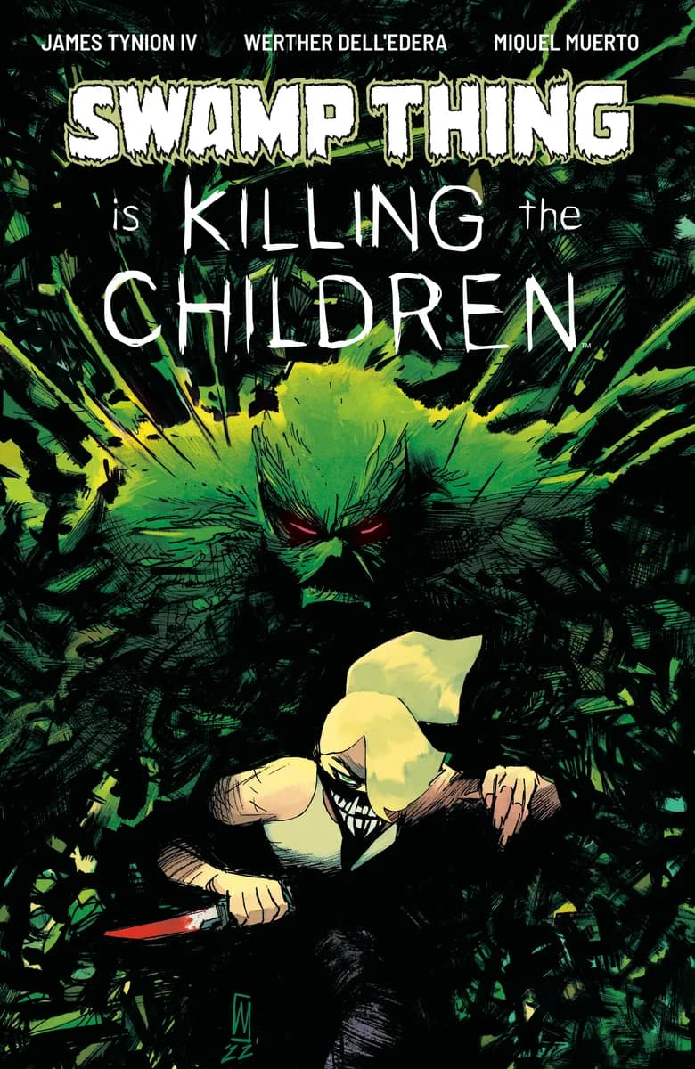 Swamp Thing is Killing the Children #1 E Foil Variant (Dressed, Foil, Dell'Edera) cover